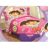Dora What a Day Twin Sheet Set