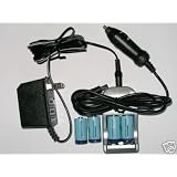 Kit of 4 RCR123A 3.0V 900mAh Rechargeable Li-Ion Protected Batteries with a Smart Charger