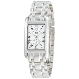 ESQ by Movado Women's Filmore Stainless Steel Bracelet Silver Dial Watch #07101337