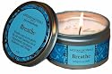 Breathe Aromatherapy Candle with Peppermint, Eucalyptus, and Rosemary 8 oz