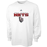 New Jersey Nets adidas True Court Practice Long Sleeve T-Shirt - Large