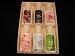 Bath & Body Works Lotion Gift/Sampler Box including Japanese Cherry Blossom, Rainkissed Leaves, Black Amethyst, Sweet Pea, Cherry Blossom, and Sea Island Cotton. 2 ounce sizes.