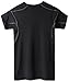 LANBAOSI Men's Training Top Compression Short Sleeve Quick Dry Base Layer Shirt XL Black