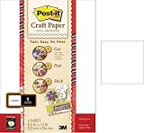 Post-It 8.5x12 Craft Paper: White