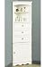 Corner Linen Cabinet 23.5"w White