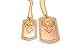 Lucky 4 Leaf Clover Couples Necklaces