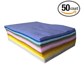 ASSORTED PACK ACRYLIC CRAFT FELT 50 PCS - PASTEL COLORS