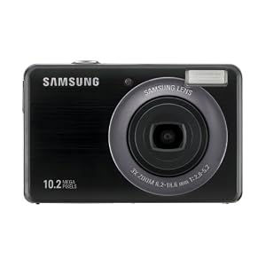 Samsung PL50 Digitalkamera (10 Megapixel, 3-fach opt. Zoom, 6,9 cm (2,7 Zoll) Display, Bildstabilisator) schwarz