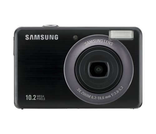 Samsung PL50 Digitalkamera (10 Megapixel, 3-fach opt. Zoom, 6,9 cm (2,7 Zoll) Display, Bildstabilisator) schwarz