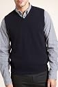 Autograph Pure Cashmere V-Neck Slipover [T30-0414B-S]