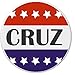 Cruz Red White Blue Stars 1.25â€ Pinback Button Pin Ted Election Campaign