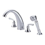 Danze Bannockburn Roman Tub Faucet w/ Soft Touch Personal Shower(TM) - Brushed Nickel
