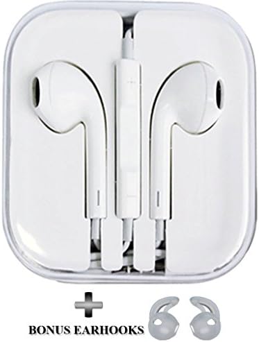 APPLE Compatible Headphones/Earphones/Earbuds for Iphone6 with BONUS Earhooks - Ziha Brand
