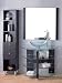 Bathroom Modern Design Vanity Set with Glass Vessel Sink with Bathroom Faucet with Mirror