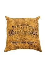 ICONS CORNER Cojín Piel De Cabra (Beige / Negro)