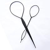 BeautyLife Fuchsia Ponytail Maker Clip Simple Diy Hair Style Accessories Styling, Black