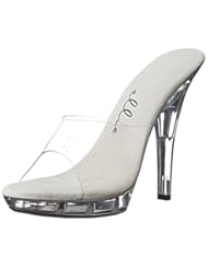 Shoes: Ellie Shoes Womens M Vanity Platform Sandal, Clear, 9 M US - Ellie Shoes