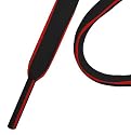 Mr. Lacy Slimmies Two-Tone Laces - Black/Red