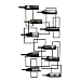 Oenophilia Mid-Century Wall-Mount Wine Rack