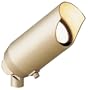Kichler Lighting 15384BR20L 12-Volt Low Voltage Mini-Accent Light with Flood Bulb and Heat Resistant Flat Glass Lens, Brass