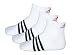 Adidas Core ESS Ankle 3-Paar Sneaker Socken Füßlinge - Weiß - Unisex