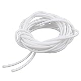 uxcell ケーブル・マーカー　マシン・ワイヤー　PVC　ホワイト　整理　チューブ　3mm内径