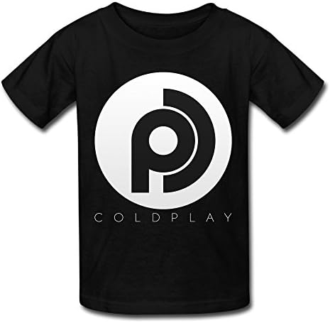 Coldplay A Head Full Of Dreams Tour 2016 Logo T Shirt For Big Boys' Girls' Kids Black
