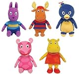 Ty Backyardigans Beanie Baby Set of 5 Beanie Babies (Tyrone, Uniqua, Pablo, Austin & Tasha)