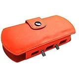 Deluxe PSP Leather Carrying Case for Sony PSP - Orange
