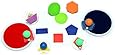 Center Enterprise CE6735 READY2LEARN Giant Geometric Shapes Solids (Pack of 10)