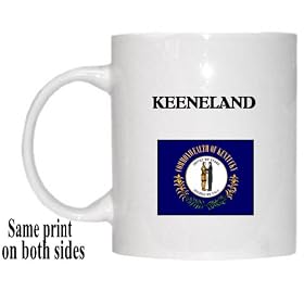 US State Flag - KEENELAND, Kentucky (KY) Mug