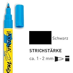 C.KREUL Textilmarker JAVANA "texi m�x medium", schwarz VE=1