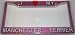 Pink Glitter I Love My Manchester Terrier License Plate Frame