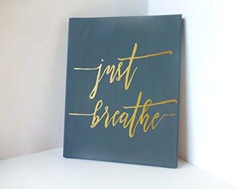Just Breath Wall Art