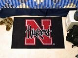 Univ of Nebraska Starter 20x30 Floor Mat (Rug) - Nebraska Cornhuskers NCAA College Athletics