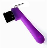 Purple Hoof Pick with Brush