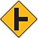 Traffic Sign, 24 x 24In, BK/YEL, SYM, MUTCD