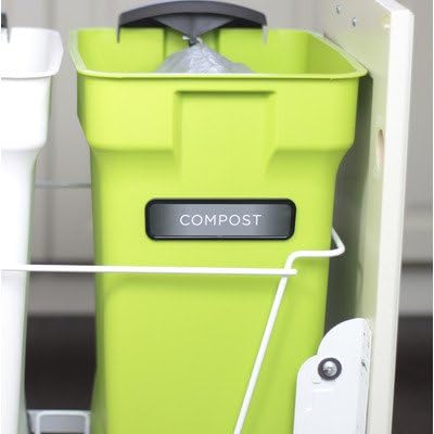 Stationary Composter Color: Green