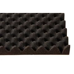 Akustikschaumstoff als Akustik Noppenschaum - Platte 100x200x4cm aus hochwertigem PUR-Schaumstoff, flammhemmend