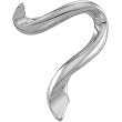 14K White Gold Freeform Brooch