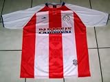 2010 SOUTH AFRICA WORLD CUP MEN'S PARAGUAY PRO SOCCER JERSEY SIZE LARGE -TYPE#78
