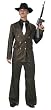 Deluxe Plus Size Gold Gangster Costume - Mens Full 44-48