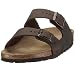 Birkenstock Arizona 651221, Unisex - Erwachsene Clogs & Pantoletten aus Naturleder, Braun (Torf), EU 39 (normal)