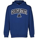 NCAA Georgia State Panthers Logo Arch Applique Pullover Hoodie - Royal Blue