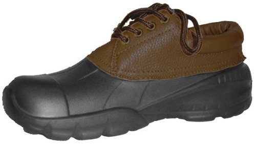 Marlin BackCountry Leather Top Clogs (Burnt Siena/Black), 