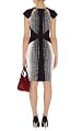Graphic Texture Print Dress