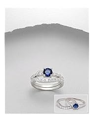 CZ Ring In 92.5 Sterling Silver