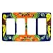 Talavera Switch Plate Cover - 4 Rocker, Assorted Colors
