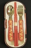 Childs Silverware and Chopstick Set, Bunny #Z2001