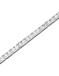 14K Yellow/White Gold 5 ct. Diamond Tennis Bracelet